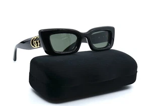 NUEVAS GAFAS DE SOL GUCCI GG1827S 001 NEGRAS GRISES AUTÉNTICAS 49-22-145 - Imagen 1 de 11