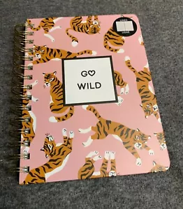 Carnet Blank Ruled Journal Diary with Tiger Pattern - 120 Pages - Picture 1 of 3