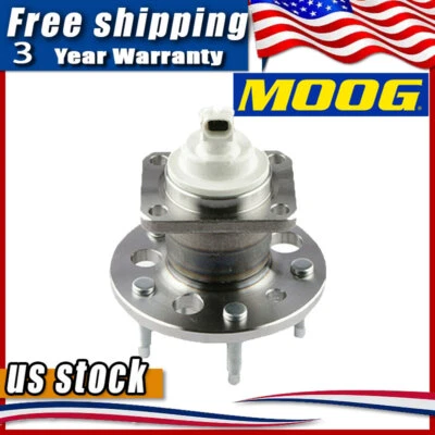Cubo de rolamento de roda traseira Moog ajuste Chevy Monte Carlo 97-02 Pontiac Grand Prix 5-Lug - Imagem 1 de 4