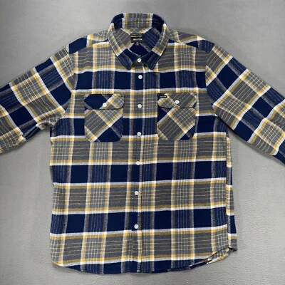 Brixton Bowery Moonlit Ocean Franela Dorada Brillante Para Hombres XL Academia Cuadros Gorpcore Foto 1 de 4