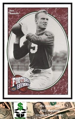 2008 Upper Deck Heroes #223 Paul Hornung - Green Bay Packers - Image 1 of 2