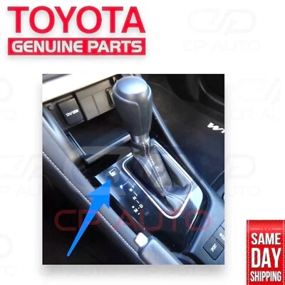 17 - 18 TOYOTA COROLLA iM SHIFT LOCK RELEASE CAP COVER BLACK BUTTON TRIM OEM - Image 1 of 4