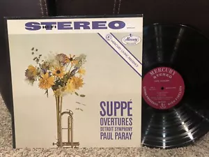Suppe Overtures Paul Paray - OG 1st Mercury SR 90269 VG NM- FR-1 Color Back - Picture 1 of 9