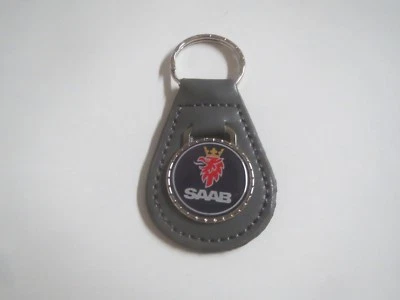 SAAB SONETT 93 95 600 900 9000 9-3 9-5 9-2X 9-5X 9-4X 9-7X 90 KEYCHAIN DARK GREY - Image 1 of 2
