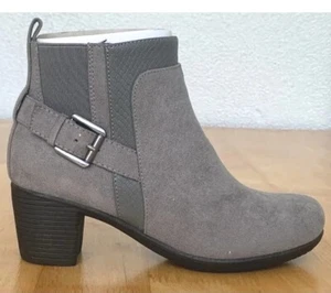Croft & Barrow Gila Women's Ankle Boot In Grey / Ortholite Confort - Picture 1 of 4