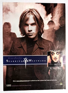 STABBING WESTWARD / CHRISTOPHER HALL / SELF TITLED LP / ALBUM MAGAZINE PRINT AD - Picture 1 of 3