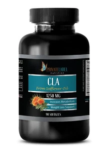 conjugated linoleic acid - CLA 1250mg - best weight loss pills - 90 Softgels - Picture 1 of 4