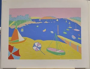 Marion McClanahan, "Brittany Beach", serigrafía - Imagen 1 de 4