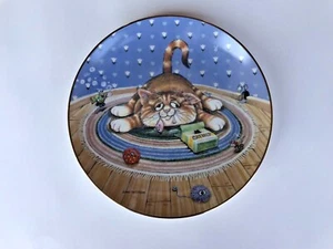 Happiness Comical Cats Collector Plate No. C8553 Gary Patterson 1996 Danbury - Picture 1 of 2