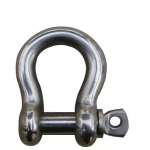 1/4” US TYPE MARINE CHAIN RIGGING BOW SHACKLE FOR BOAT 316 STAINLESS STEEL - Bild 1 von 2