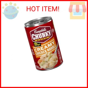 Campbell's Chunky Soup, Creamy Chicken Noodle Soup, 18.8 Oz Can - Picture 1 of 2