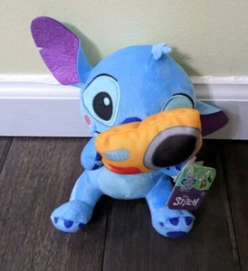 Disney That's So Stitch Small 7" Plush Doll Toy Camera Photographer Figure New - Picture 1 of 5