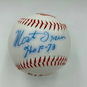 Monte Irvin Hall Of Fame 1983 Signed San Francisco Giants Baseball With JSA COA - Picture 1 of 5
