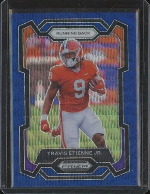 2024 Panini Prizm Draft Picks TRAVIS ETIENNE JR #59 Blue Wave Parallel /249 DTS1 - Image 1 of 2
