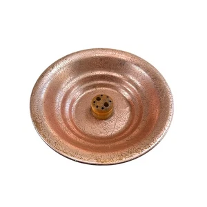 Vintage Nut Bowl- does not include nutcracker- copper tone- USA- some wear - Picture 1 of 5
