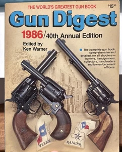 VINTAGE GUN DIGEST 1986 - 40TH ANNUAL EDITION - SOFTCOVER - Picture 1 of 6