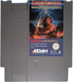 Wizards & Warriors II Iron Sword - Nintendo Entertainment NES Action Video Game