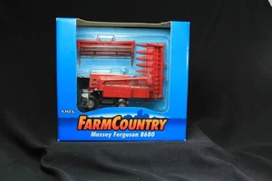 Massey Ferguson 8680 Combine With Both Heads By Ertl Farm Country 1/64 Scale - Picture 1 of 6