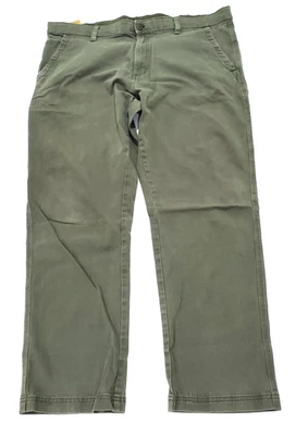 Mens Weatherproof Regular Fit Straight Leg Flex Commuter Pants 42 x 32 Green NWT - Image 1 of 4
