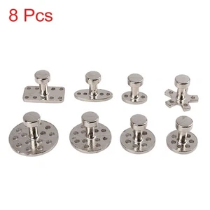8pcs Metal Car Body Door Paintless Dent Repair Removal Tools Glue Puller Tab - Bild 1 von 3