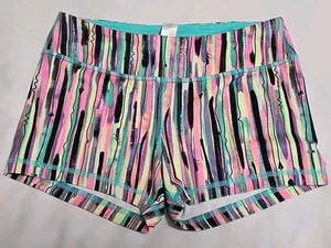 Ivivva by Lululemon Girl's Painted Gym Athletic Shorts SZ 12 W24×L2 - Picture 1 of 7