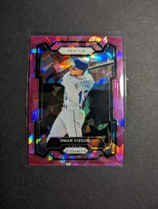 2024 Panini Prizm - Pink Ice Prizm #39 Omar Vizquel Seattle Mariners - Picture 1 of 4