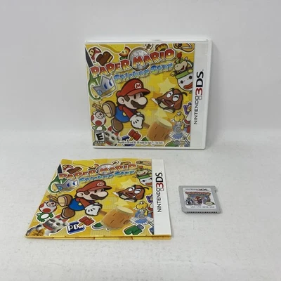 Paper Mario Super Star Nintendo 3DS Nintendo CIB Completo Bros. Auténtico Foto 1 de 3