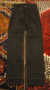 Vintage Levis 501 Jeans Damen 28x34 Schwarz Button Fly Denim Made In USA Y2K - Bild 1 von 11