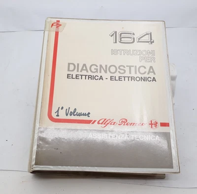 Manuale officina Alfa Romeo Alfa 164 diagnostica elettrica elettronica Vol 1 '91 - Immagine 1 di 4