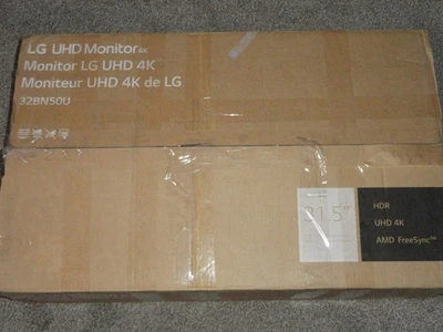 31.5" LG 32BN50U-B 4K UHD 3840x2160 HDMI DP HDR10 Monitor Black HDR10 DCI-P3 90 - Image 1 of 4