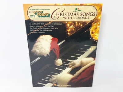 EZ Play Today #219 - CANCIONES DE NAVIDAD con 3 acordes 1991 Hal Leonard, muy bonito Foto 1 de 2