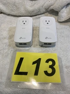 ✅✅TP-LINK Gigabit Powerline Network Adapter Pair AV2000 TL-PA9020P 2 Port Tested - Picture 1 of 3