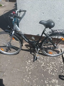 Damenrad 26 Zoll, 3 Gang, silber-schwarz, neuwertig - Bild 1 von 1