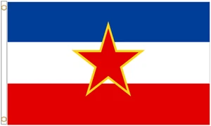 Yugoslavia 1946 to 1992 Polyester Flag - Choice of Sizes - Picture 1 of 3
