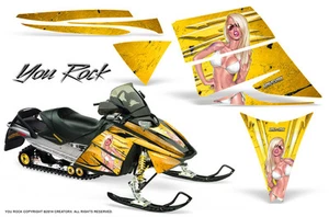 SKI-DOO REV MXZ 03-09 SNOWMOBILE SLED CREATORX GRAPHICS KIT YOU ROCK Y - Picture 1 of 1