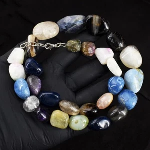 Genuine Mix Gem 755.00 Cts Top Grade Selling Beaded Beautiful Necklace RK 23E694 - Picture 1 of 3