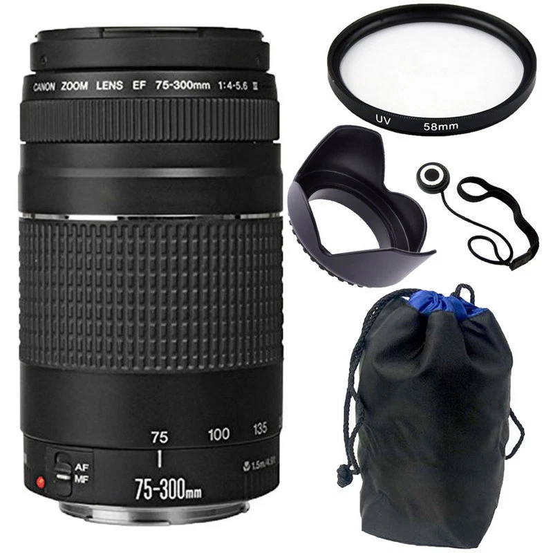 Canon 75-300mm f/4-5.6 Camera Lenses for sale | eBay