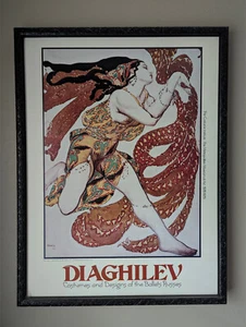 "DIAGHILEV Costumes and Designs of the Ballets Russes" - Framed poster MOMA - Picture 1 of 8