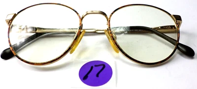 Gafas vintage Luxottica Desert marrón tortuga 135 chapadas en oro Italia Foto 1 de 4