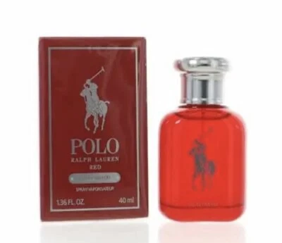 POLO ROJO por Ralph Lauren 1.36 OZ Eau de Parfum Spray Para Hombres Nuevo En Caja Sellada. Foto 1 de 4