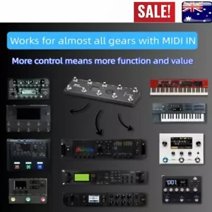 Multi-Effects USB MIDI Captain Foot Controller Pedal Synthesizer Support PC/CC/ - Picture 1 of 6