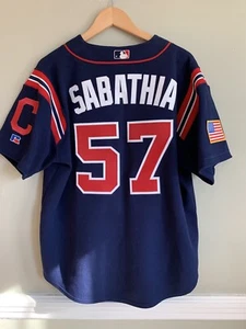 CC Sabathia 2000 USA Futures Game Jersey Authentic Yankees Indians - Picture 1 of 2