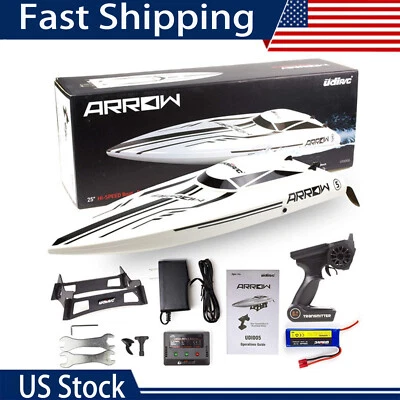 UDI 2.4Ghz High Speed RC Racing Boat Brushless Watercooled Motor RC Boat US - Image 1 of 4