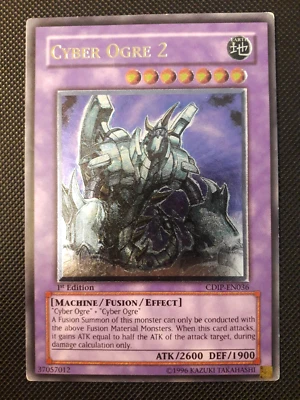 Yu-Gi-Oh! Cyber Ogre 2, CDIP-EN036, Ultimate Rare, 1. Edition, Englisch, LP - Bild 1 von 4