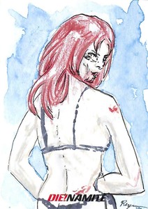DIE!NAMITE DELUXE ULTRA-PREMIUM SKETCH CARD APRIL REYNA H