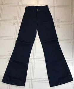 Vintage Girls Ely Flare Bottom Pants 80% Polyester 20% Cotton Size 14 Slim NOS - Picture 1 of 5