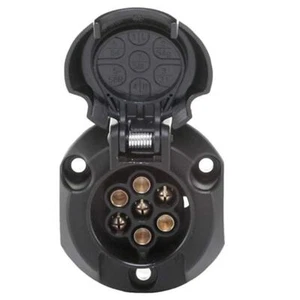 Gniazdo Hella 7biegunowe. 7-biegunowy hak holowniczy 12V 16A samochód osobowy przyczepa kempingowa - Zdjęcie 1 z 8