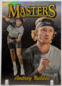 🎾2024 Topps Graphite Tennis Refractor Match Masters #MM-AR Andrey Rublev🎾 - Picture 1 of 3