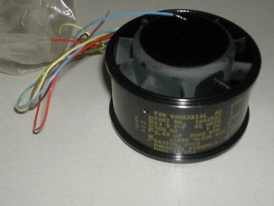 VENTILADOR MOTOR GLOBO VANEAXIAL 19A2597 9000 RPM 0,68 uf NUEVO M10-10 Foto 1 de 3