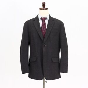 Tasso Elba 46L Gray Sport Coat Blazer Jacket HB 2B Wool